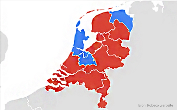 Beleggingskaart van Nederland