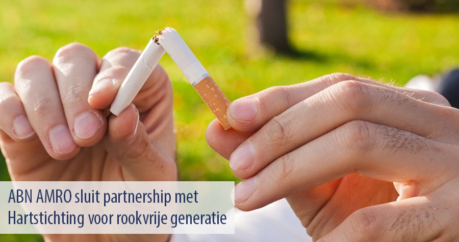 ABN AMRO sluit partnership met  Hartstichting voor rookvrije generatie