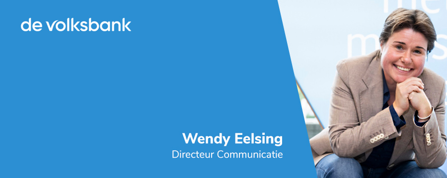 Wendy Eelsing, Directeur Communicatie bij de Volksbank