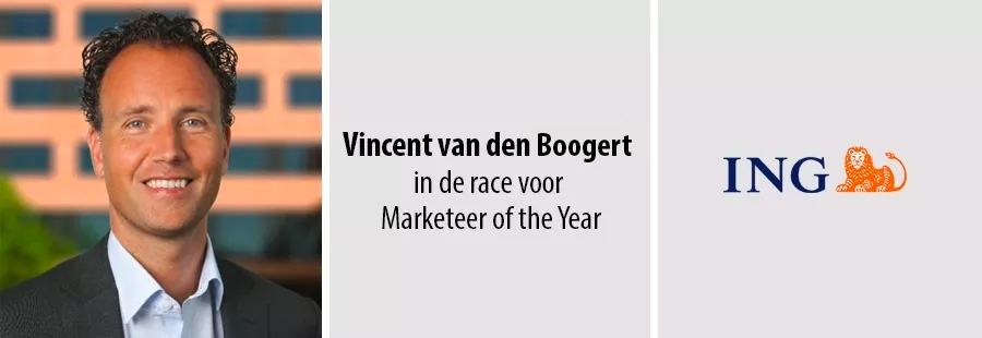Vincent van den Boogert van ING in de race voor Marketeer of the Year