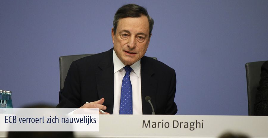 ECB verroert zich nauwelijks