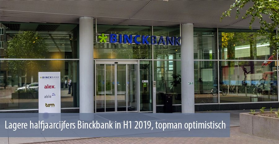 Lagere halfjaarcijfers Binckbank in H1 2019, topman optimistisch