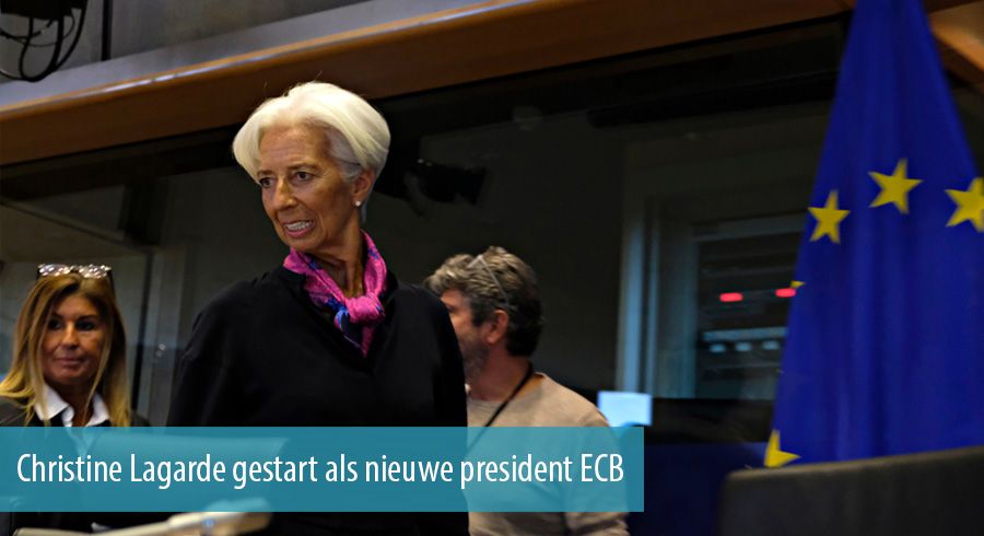 Christine Lagarde gestart als nieuwe president ECB