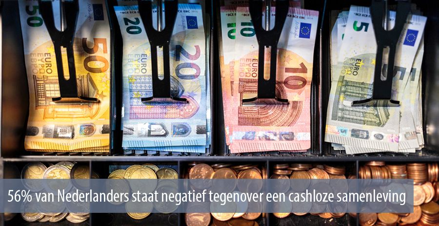 56% van Nederlanders staat negatief tegenover een cashloze samenleving