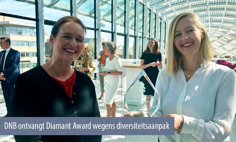DNB ontvangt Diamant Award wegens diversiteitsaanpak