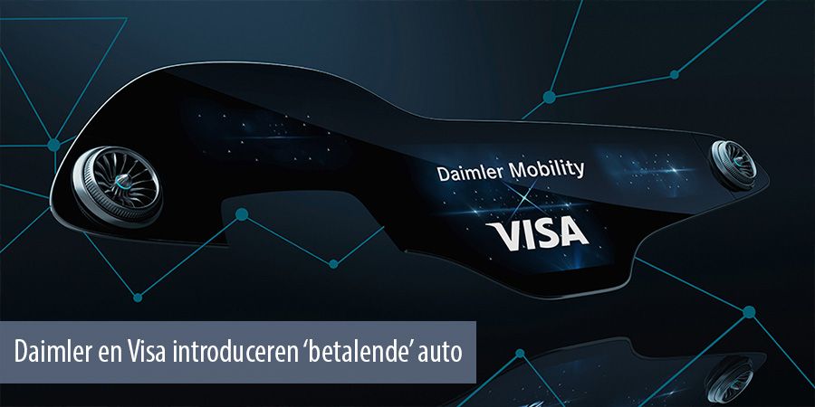 Daimler en Visa introduceren ‘betalende’ auto 