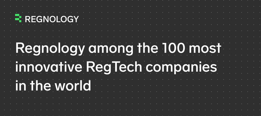 Regnology behoort wederom tot top-100 meest innovatieve RegTech bedrijven