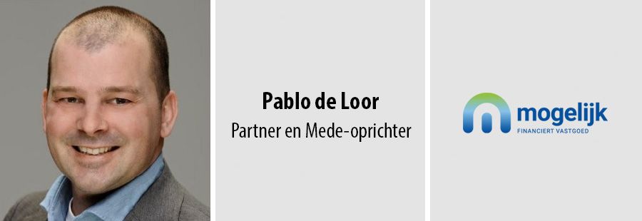 Pablo de Loor, Partner en mede-oprichter van Mogelijk Vastgoedfinancieringen