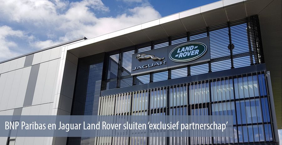 BNP Paribas en Jaguar Land Rover sluiten ‘exclusief partnerschap’