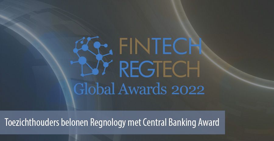 Toezichthouders belonen Regnology met Central Banking Award