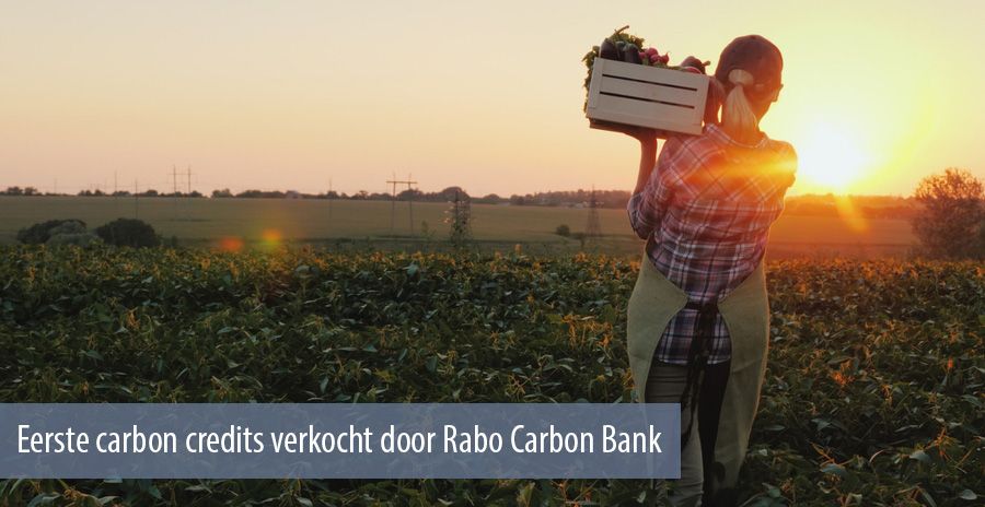 Eerste carbon credits verkocht door Rabo Carbon Bank