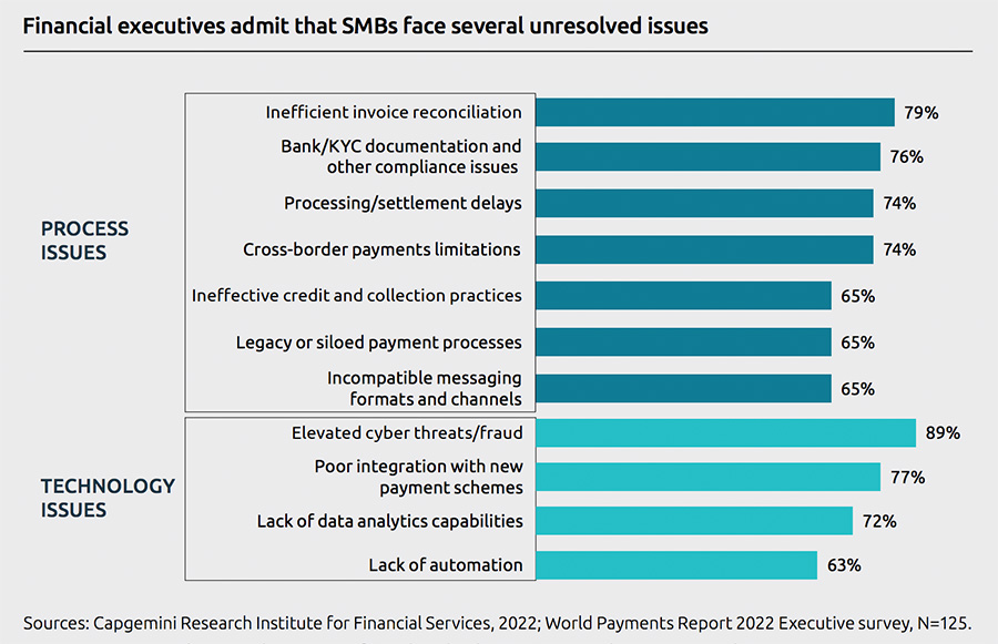 Financial executives admit that SMBs face several unresolved issues