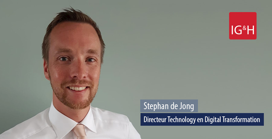 Stephan de Jong, Directeur Technology en Digital Transformation bij IG&H