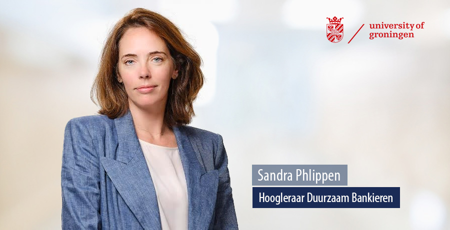 Sandra Phlippen, Hoogleraar Duurzaam Bankieren, RUG