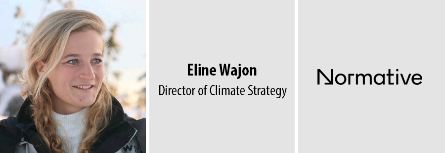 Eline Wajon, Director of Climate Strategy bij Normative