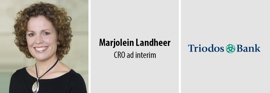 Marjolein Landheer, CRO ad interim, Triodos