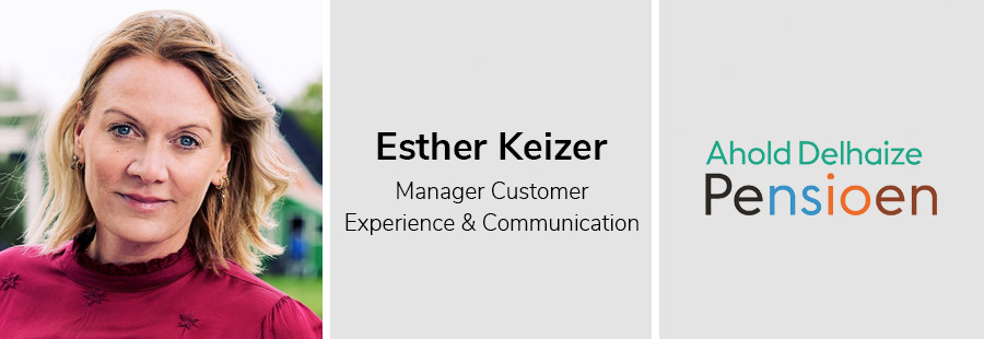 Esther Keizer, Manager Customer Experience & Communication bij Ahold Delhaize Pensioen