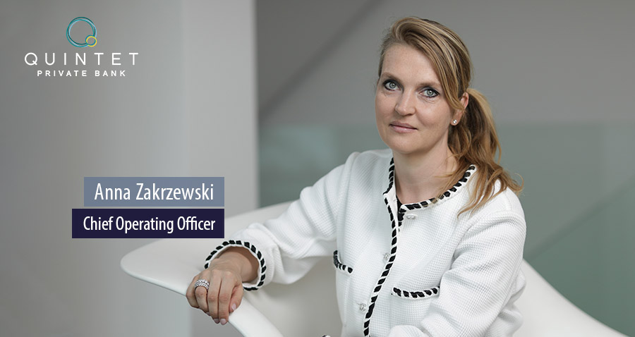 Quintet Private Bank benoemt Anna Zakrzewski tot Group Chief Operating Officer