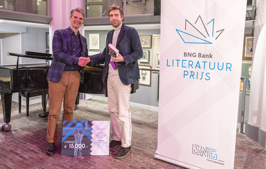 Daan Heerma van Voss sleept BNG Bank Literatuurprijs 2023 in de wacht