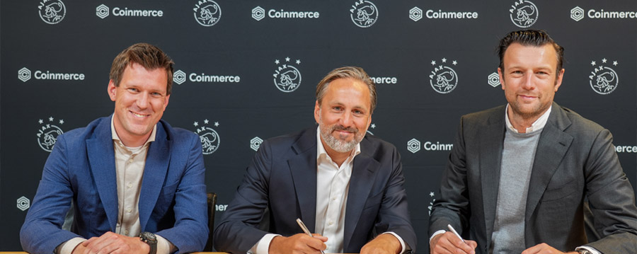 Ajax en Coinmerce sluiten partnership