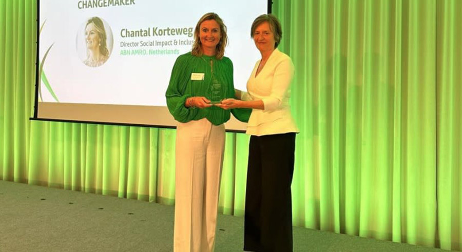 ABN AMRO’er Chantal Korteweg ontvangt Changemaker Award