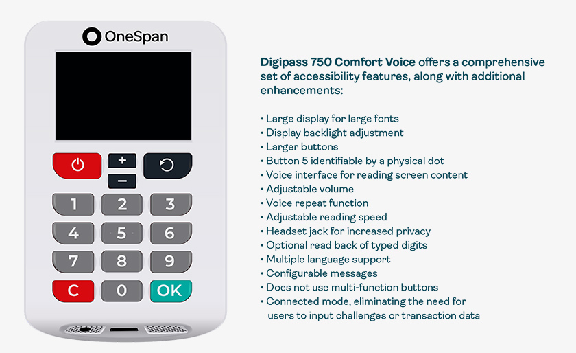 OneSpan speelt met nieuwe Digipass in op European Accessibility Act