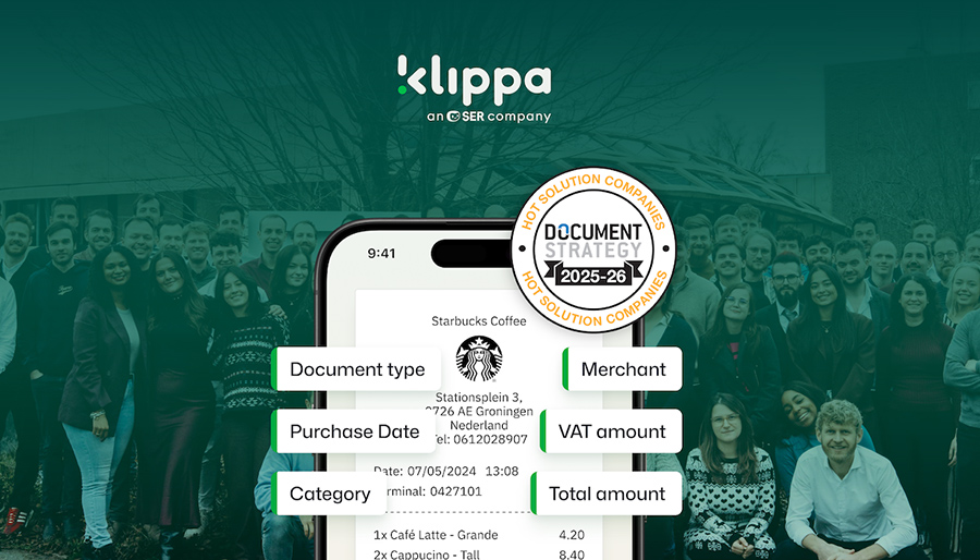 Klippa uitgeroepen tot ‘HOT SOLUTIONS COMPANY 2025-2026’