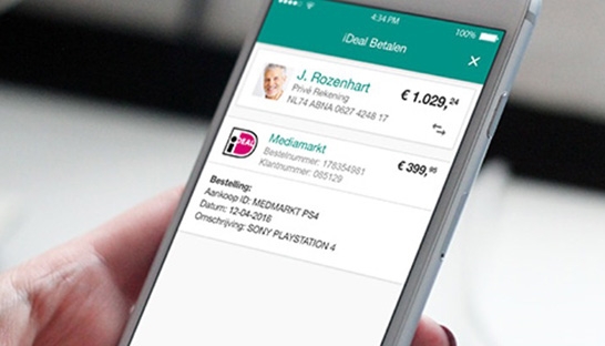 Geen e.dentifier voor iDEAL-betalingen via ABN AMRO app