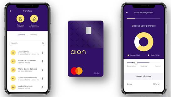 Digitale bank Aion start in België