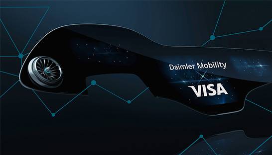 Daimler en Visa introduceren ‘betalende’ auto