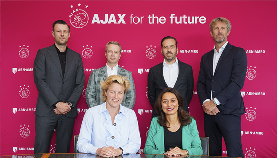 ABN AMRO en Ajax verlengen samenwerking met nog eens drie jaar