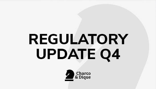 Charco en Dique presenteert vierde regulatory update voor 2022