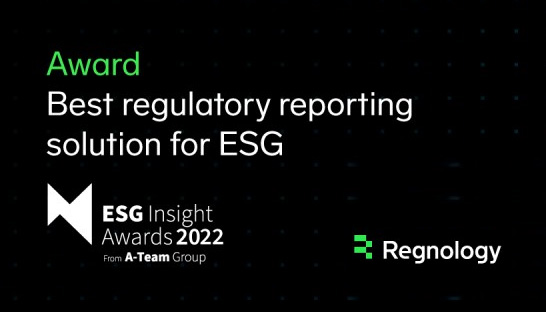 Regnology sleept ESG-award in de wacht