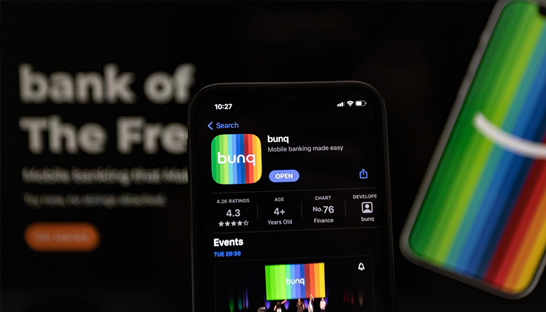 Bunq verdubbelt gebruikerstegoeden in vier maanden tijd