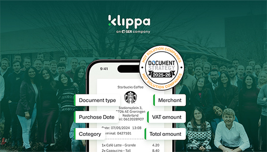 Klippa uitgeroepen tot ‘HOT SOLUTIONS COMPANY 2025-2026’